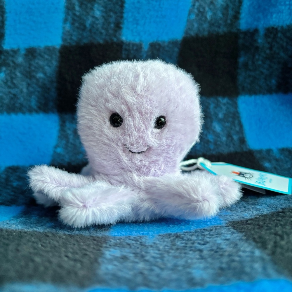 Jellycat Fluffy Octopus NWT